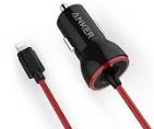 Anker 2307 PowerDrive iphone Lightning Car Charger with Cable